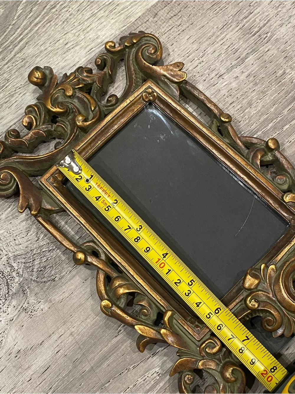 Vintage Gold Ornate Victorian Tabletop Picture Frame Rococo
